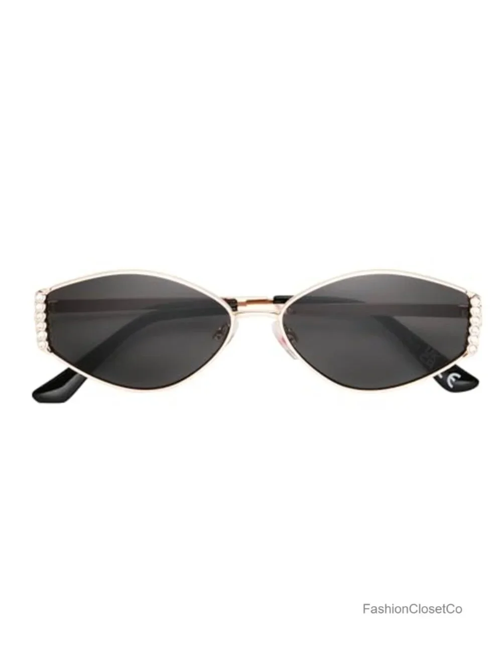 Women's Oval Metal Sunglasses with Mirrored Lenses